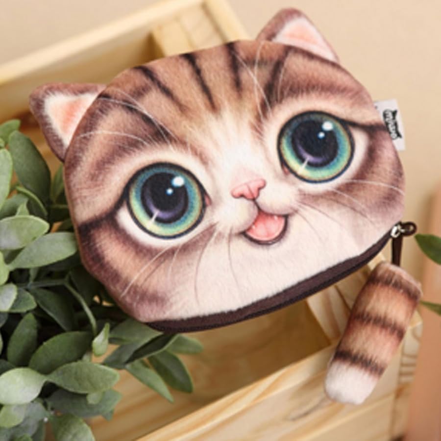 猫の顔デザイン収納バッグ 猫の顔デザイン収納バッグ 猫用品